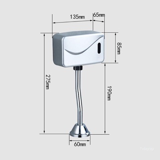 Van xả nước cảm ứng tự động dc 6v gắn tường không cần chạm tiện dụng cho nhà tắm