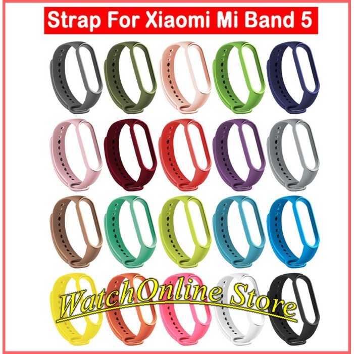 [Xiaomi Miband 5] Dây Silicon Mijobs thay thế Xiaomi Miband 5 Miband 6 - Mijobs