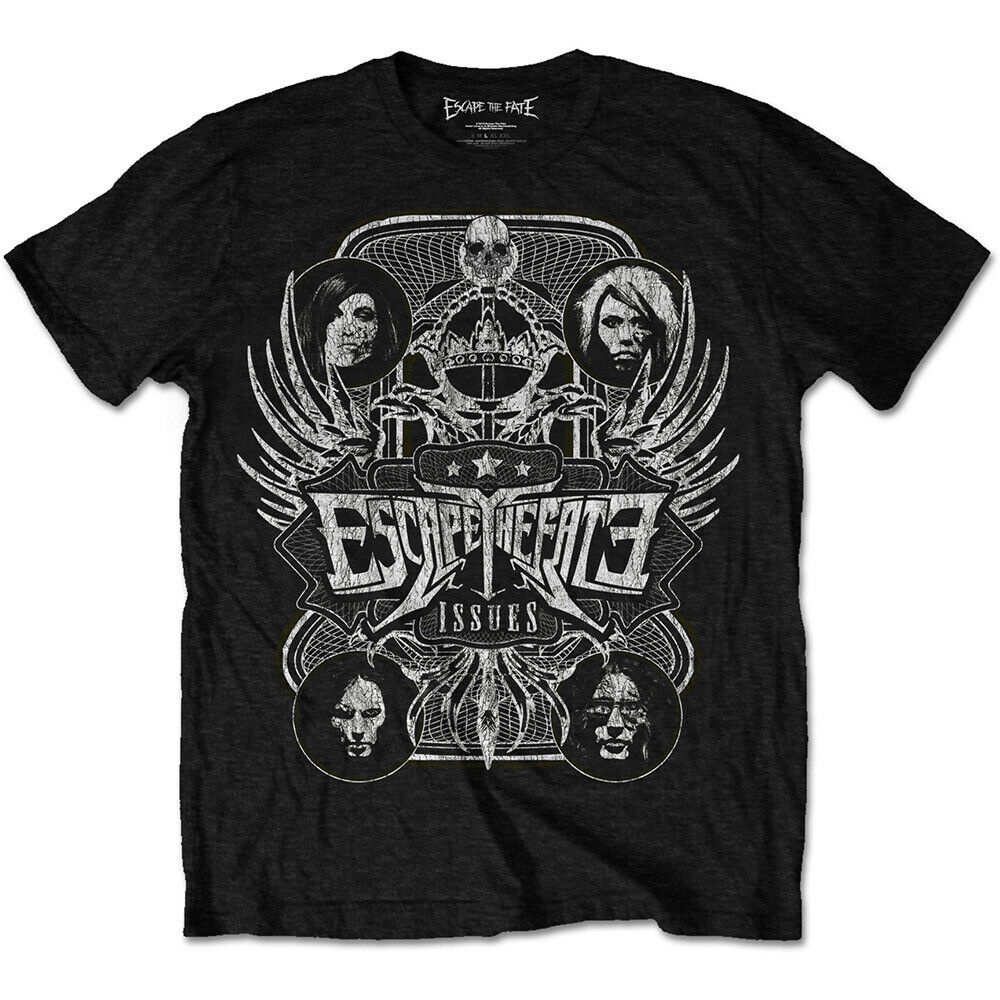 Chi tiết về Escape The Fate Issues offiziell Áo thun cotton thương hiệu mới