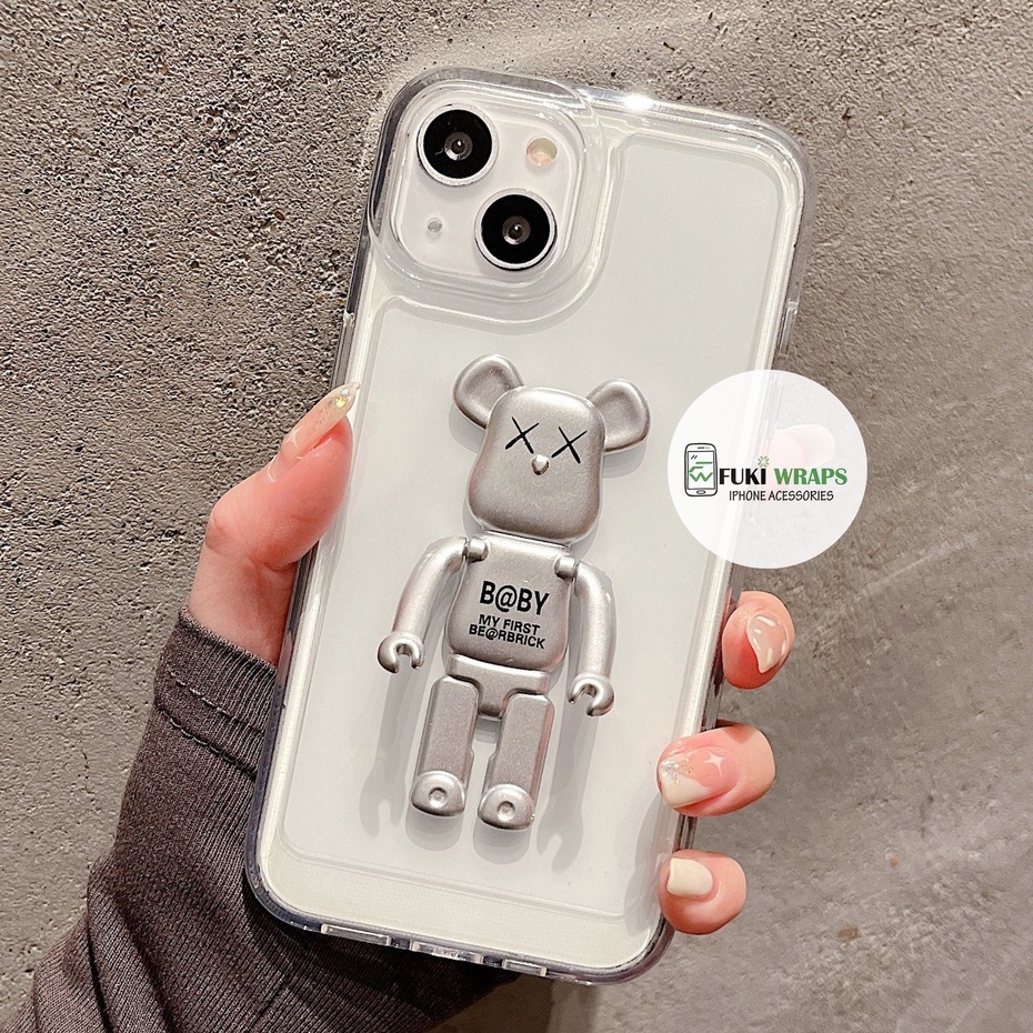 Ốp Lưng Gấu Trong Suốt Dành Cho 13prm , 12prm , 11prm , x , xsm  - FukiShop