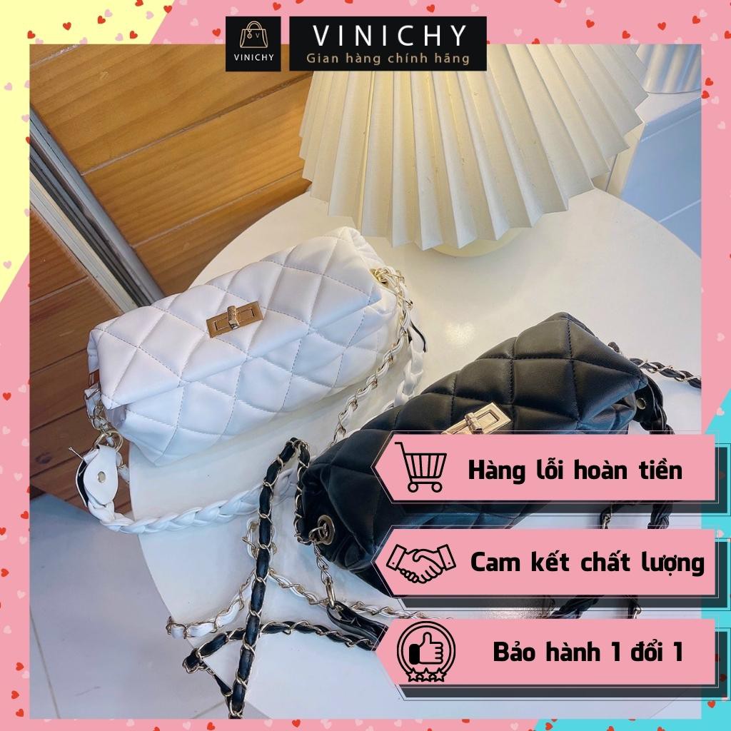 Túi xách nữ đeo chéo, túi đi chơi, đi học VINICHY, da đẹp, thời trang cao cấp size 20cm HA100