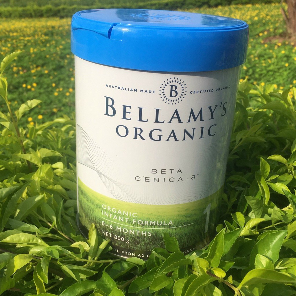 Sữa Bellamy’s Organic Beta Genica-8″ 800g đủ 3 số 1,2,3 date mới nhất