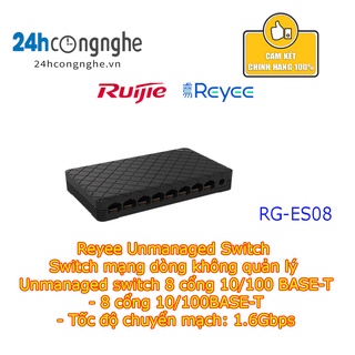 Thiết bị mạng RG-ES08 dòng không quản lý (Plug and Play) 8 cổng 10/100BASE-T
