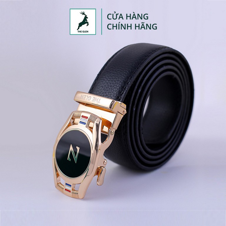 Dây nịt nam cao cấp full box - Thắt lưng da nam cao cấp bảo hành 10 năm THE GLEN TG131