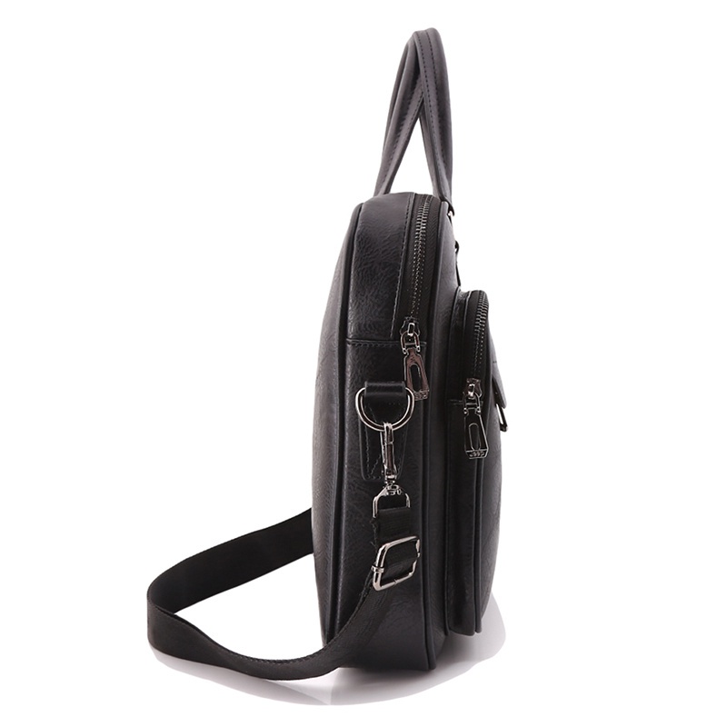 Men's Business Tote Retro Briefcase Shoulder Messenger Bag Laptop Bag satchel handbag for men (2 type 3 Color)