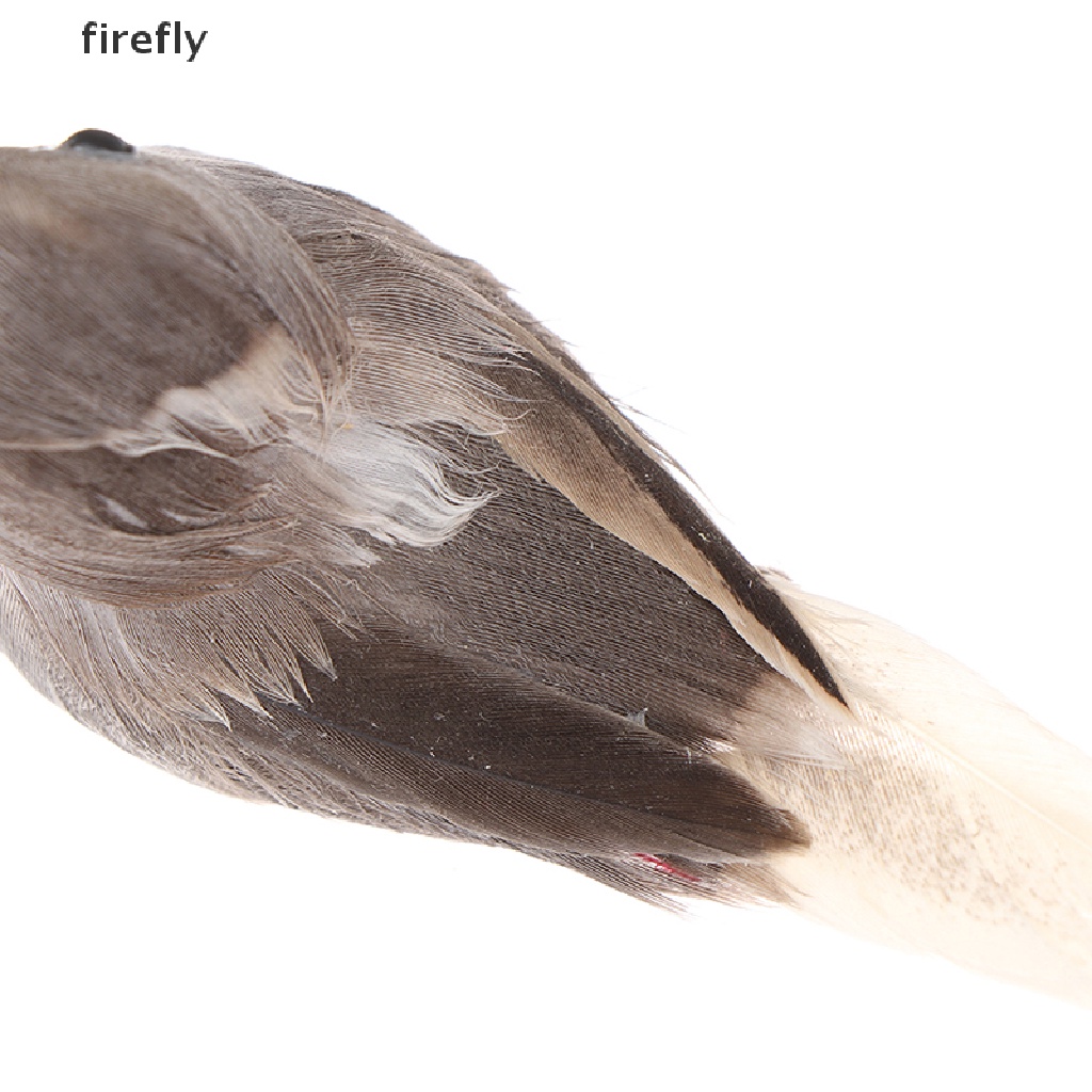 1 Chú Chim Giả Màu Xám Trang Trí Tiệc