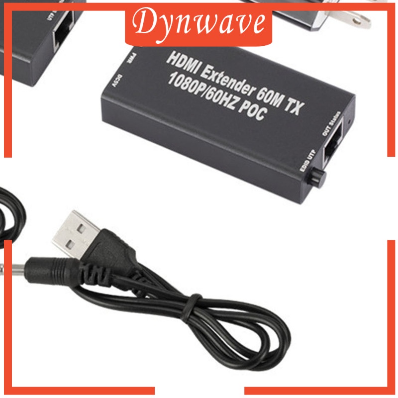 [DYNWAVE] HDMI Extender Balun with IR Over Single CAT5e or CAT6 60M