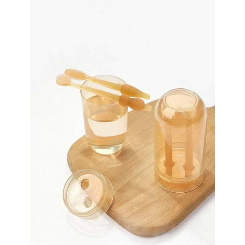 Sét Rơ lưỡi + Bàn Chải Silicon siêu mềm cho bé