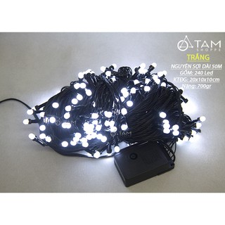 Dây đèn Led chớp nháy cao cấp 50m ánh sáng trắng L-DDL-18-TR TTTM