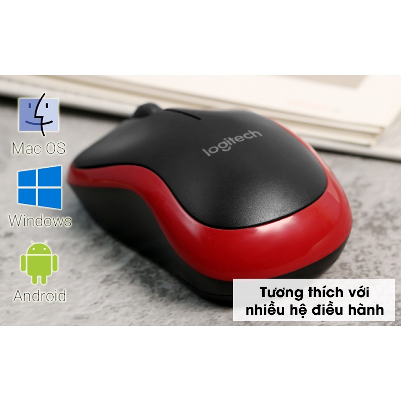 Chuột máy tính không dây Logitech nhỏ gọn M185