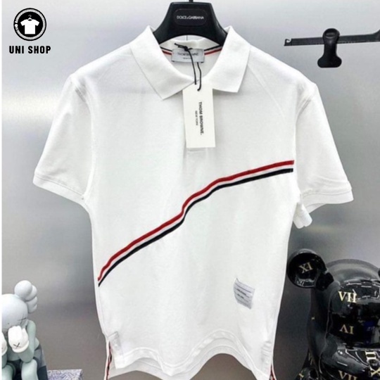 Áo POLO THOME Sọc Chéo Vai Cao Cấp