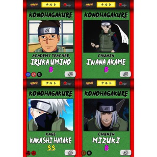Tờ truy nã - Poster nhân vật Naruto - Khổ trung 20.3 cm x 28.7 cm