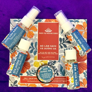 LTBAUAB36 giảm đến 50K đơn 250K] Set Mini Làm Sạch và Dưỡng Da Phấn Nụ Hoàng Cung
