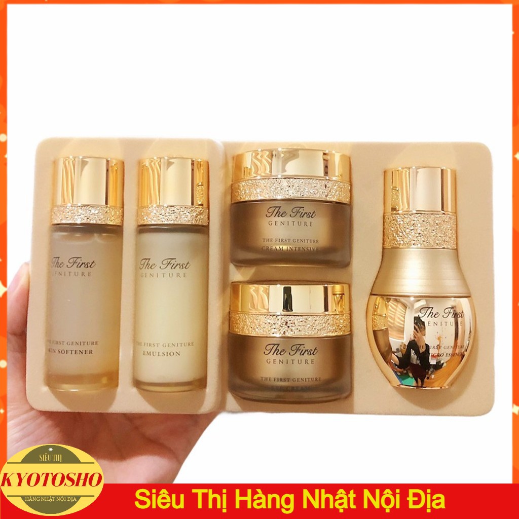 SET DƯỠNG DA ,CHỐNG LÃO HÓA OHUI THE FIRST MINI 5 MÓN