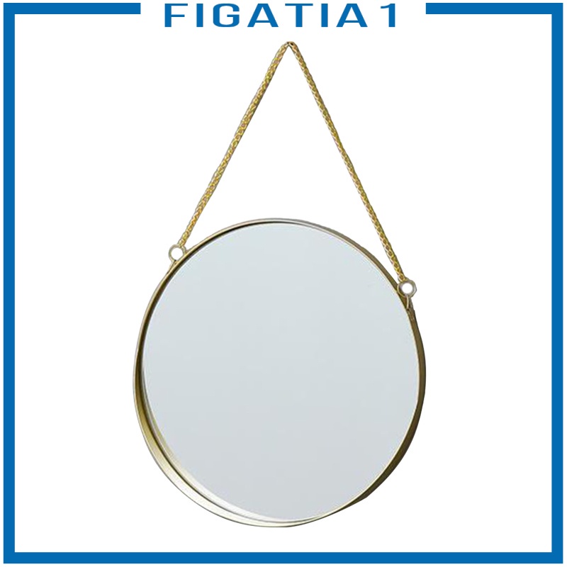 Gương Nhỏ Khung Kim Loại Treo Tường Trang Trí Nhà Tắm Phong Cách Vintage figatia1