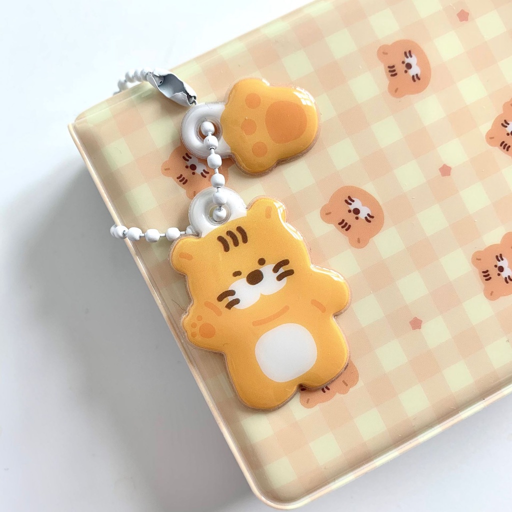 Móc Khóa Hai Mặt Hình Động Vật Dễ Thương