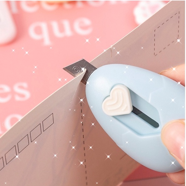 DAO RỌC GIẤY MINI ĐÁNG YÊU HÌNH CHÂN MÈO, ĐÁM MÂY, TRỨNG