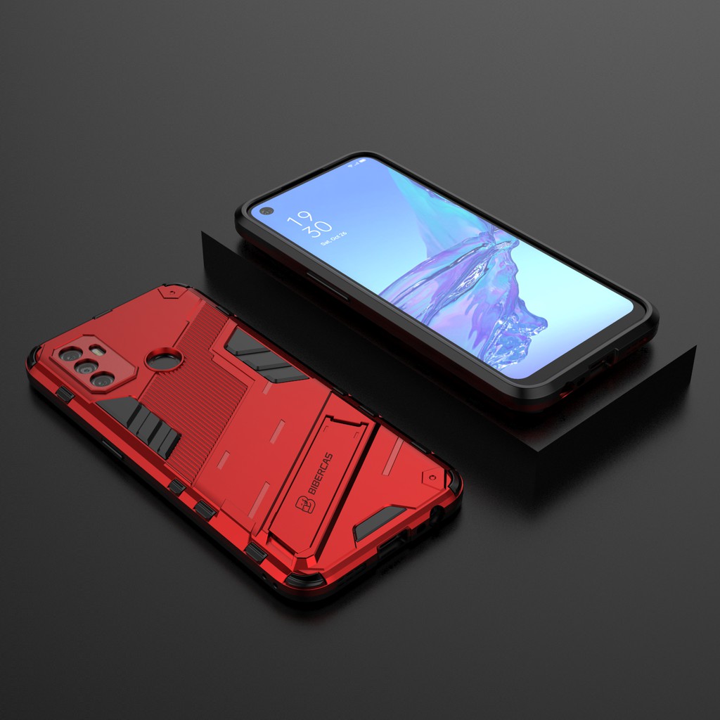 Ốp lưng Oppo A53 / Oppo A57 / A76 Iron Man Ver 2 chống sốc giá đỡ xem phim thời trang cao cấp