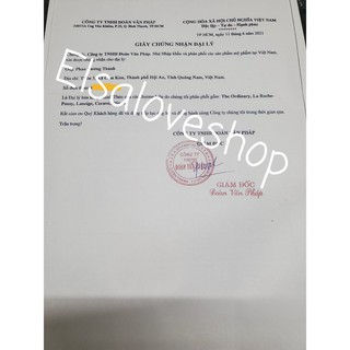 Serum peel da hoá học The Ordinary AHA 30% BHA 2% Peeling Solution (peel da the ordinary)
