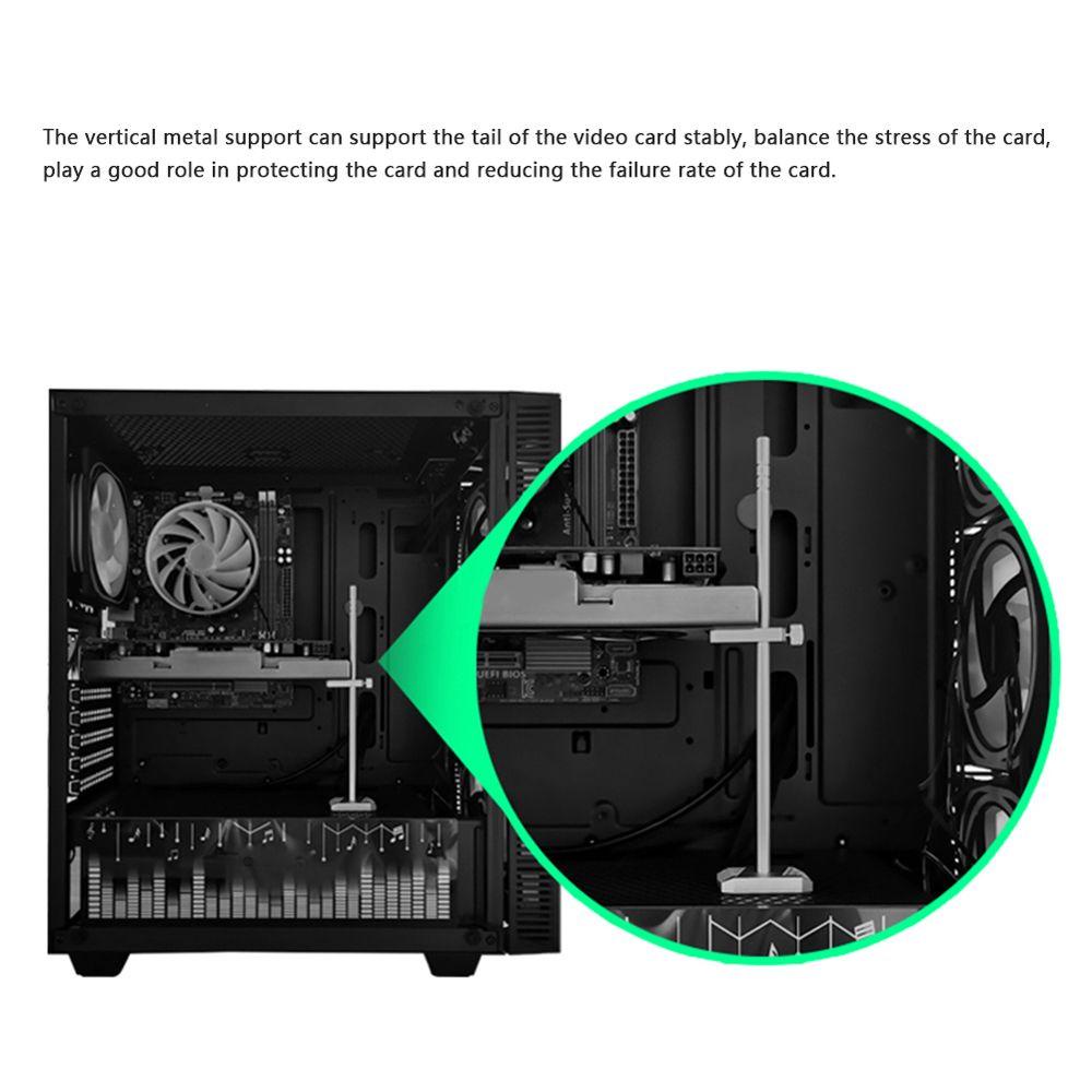 Giá Đỡ Card Đồ Họa TAYLOR1 Jack GPU Xoay Được Bằng Hợp Kim Nhôm Hỗ Trợ Quay Video GPU Để Bàn