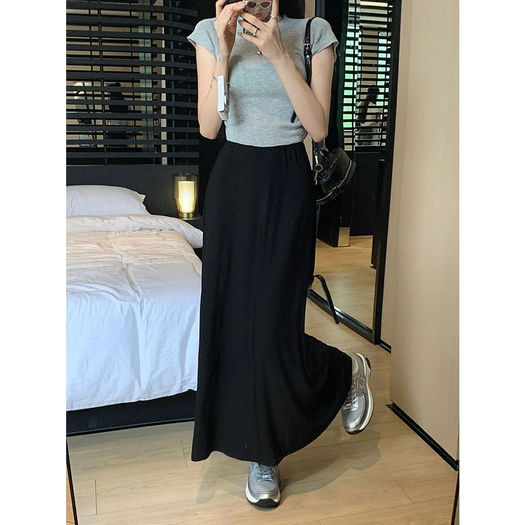 Chân Váy Đen Dài Vừa Thời Trang Mùa Hè 62954