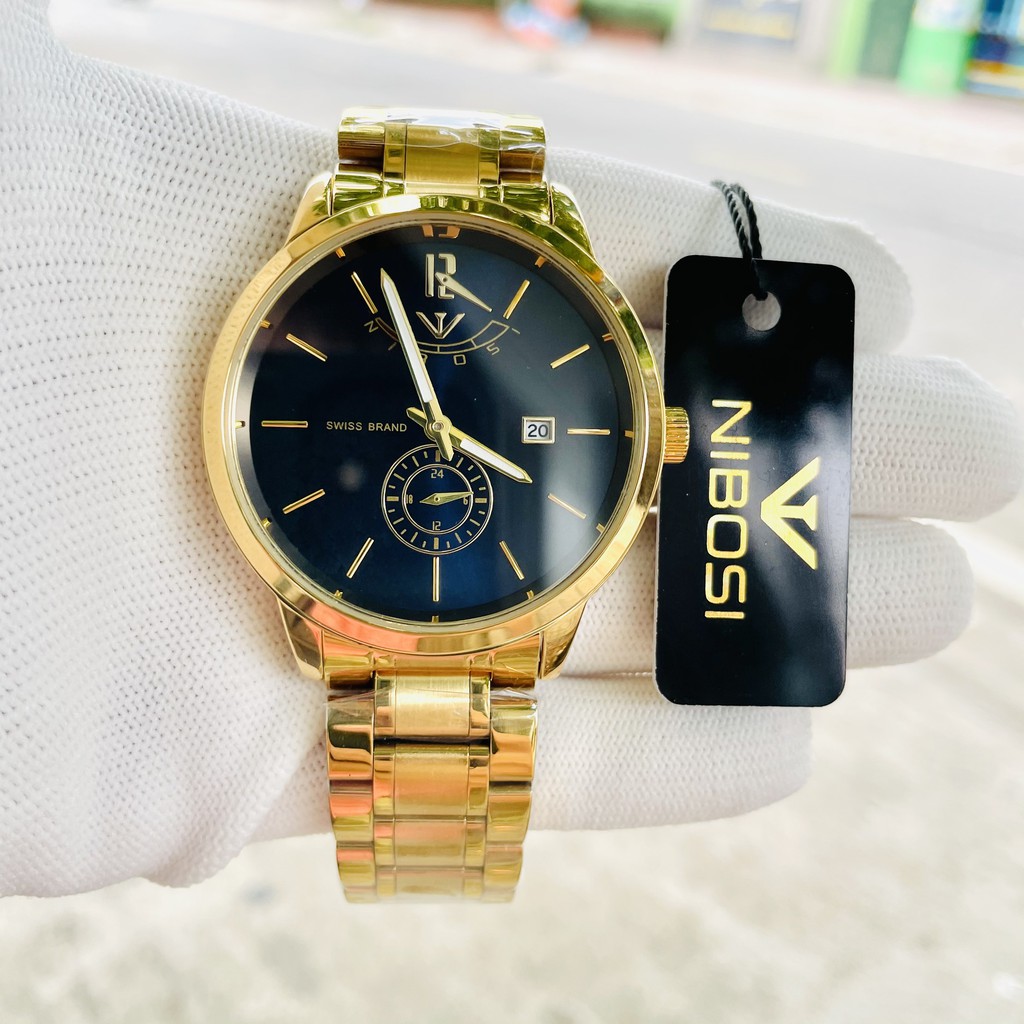 Đồng hồ nam chính hãng - ĐỒNG HỒ NAM NIBOSI SIÊU MỎNG DÂY VỎ INOX NGUYÊN KHỐI HÀNG HÃNG FULL BOX | BigBuy360 - bigbuy360.vn