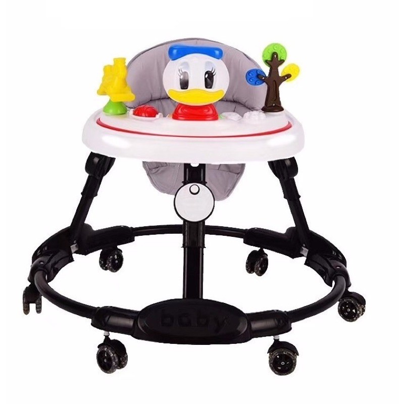 Xe tròn tập đi con vịt ngộ nghĩnh có nhạc