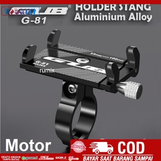 Giá Đỡ Điện Thoại Gắn Tay Lái Xe Mô Tô Gub G81 HP G-81 Bằng Nhôm