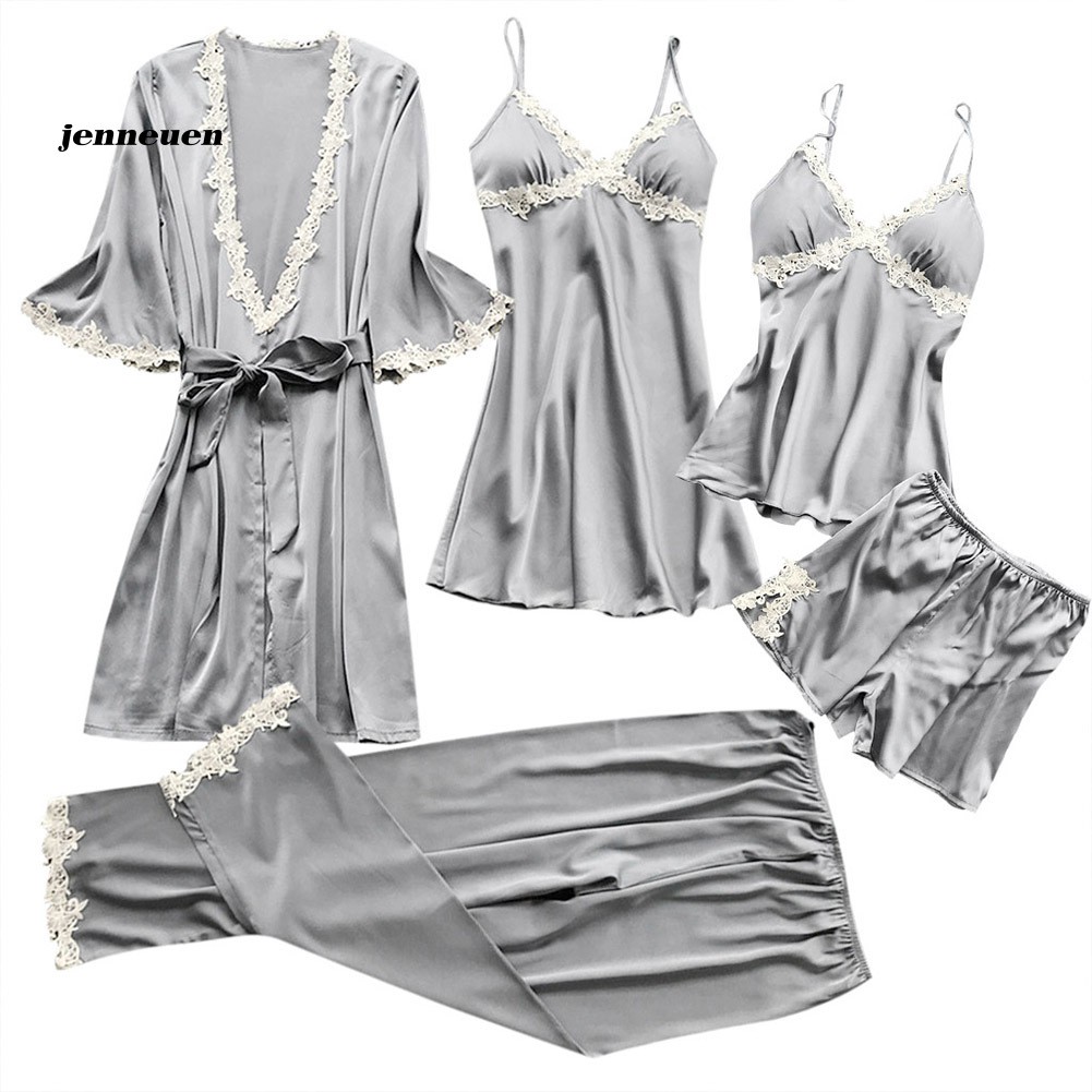 Bộ 5 đồ ngủ phối ren quyến rũ cho nữ