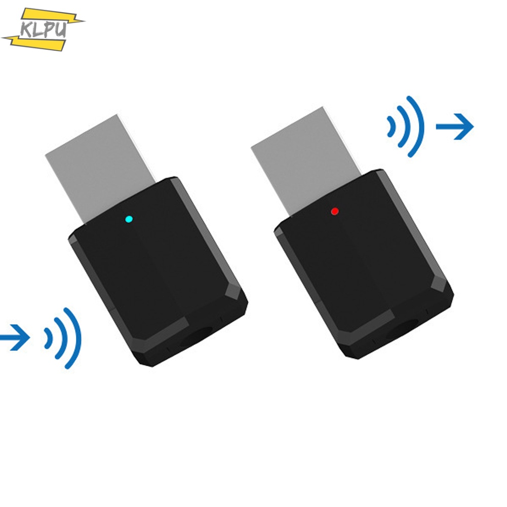 COD# Wireless Bluetooth Audio Transmitter Receiver 2 in 1 USB Car AUX Adapter for TV PC Speaker