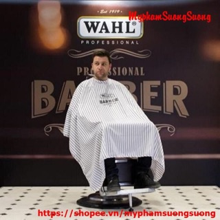 Áo choàng cắt tóc Barber mẫu sọc Wahl barbershop