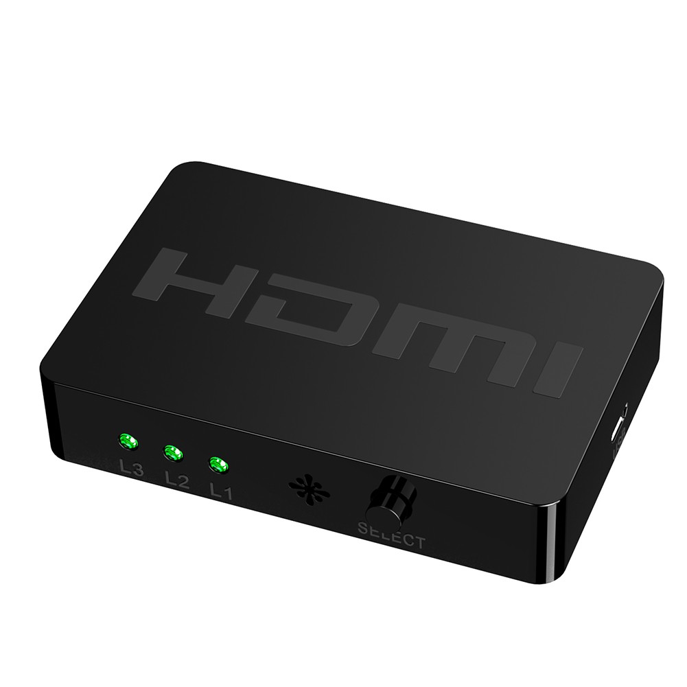 Bộ Chia Hdmi 3x1 Hdmi Hw-Hd301M 1080p Kèm Điều Khiển Từ Xa