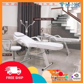 [Giảm 10%] Combo Bộ giường & ghế xoay phun xăm, tiêm Filler cao cấp nhập khẩu Hi-mec HMBB-0502 [Chính Hãng]