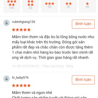 Mắm tôm Linh Thanh Ba Làng 300g