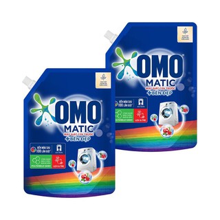 Combo 2 túi Túi Nước giặt Omo Matic dành cho máy giặt cửa trước túi 1,8kg