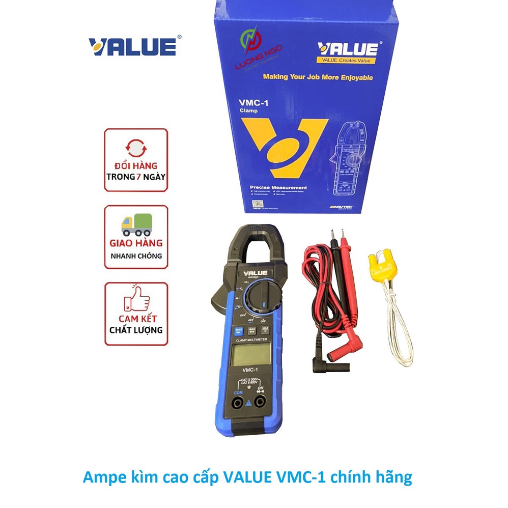 Ampe kìm cao cấp VALUE VMC-1 chính hãng