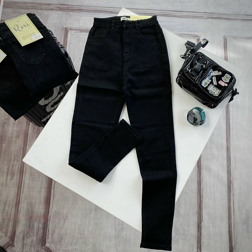 Quần jean nữ NEYUJEANS Skinny Lưng Cao, Chất Liệu Co Dãn Cao Cấp, Ống Ôm tregging, Dáng Đứng 3 Màu | BigBuy360 - bigbuy360.vn