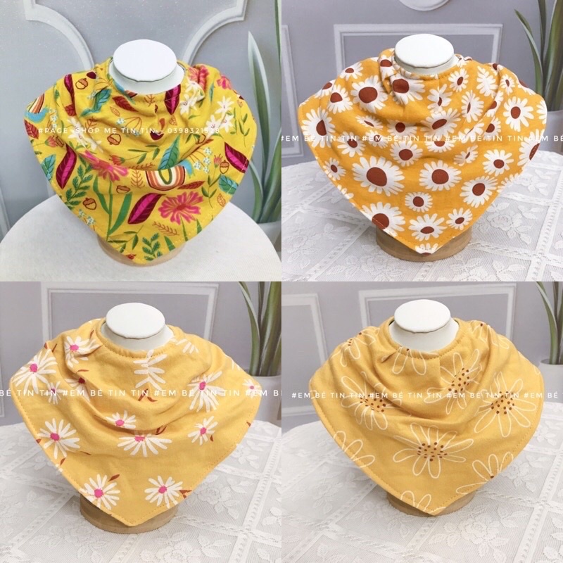 Yếm cổ 2 lớp cho bé (size 0-18m)