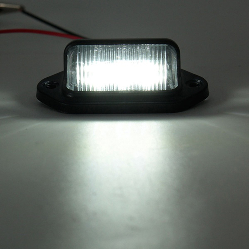 1x 6 Đèn Led Gắn Biển Số Xe Hơi