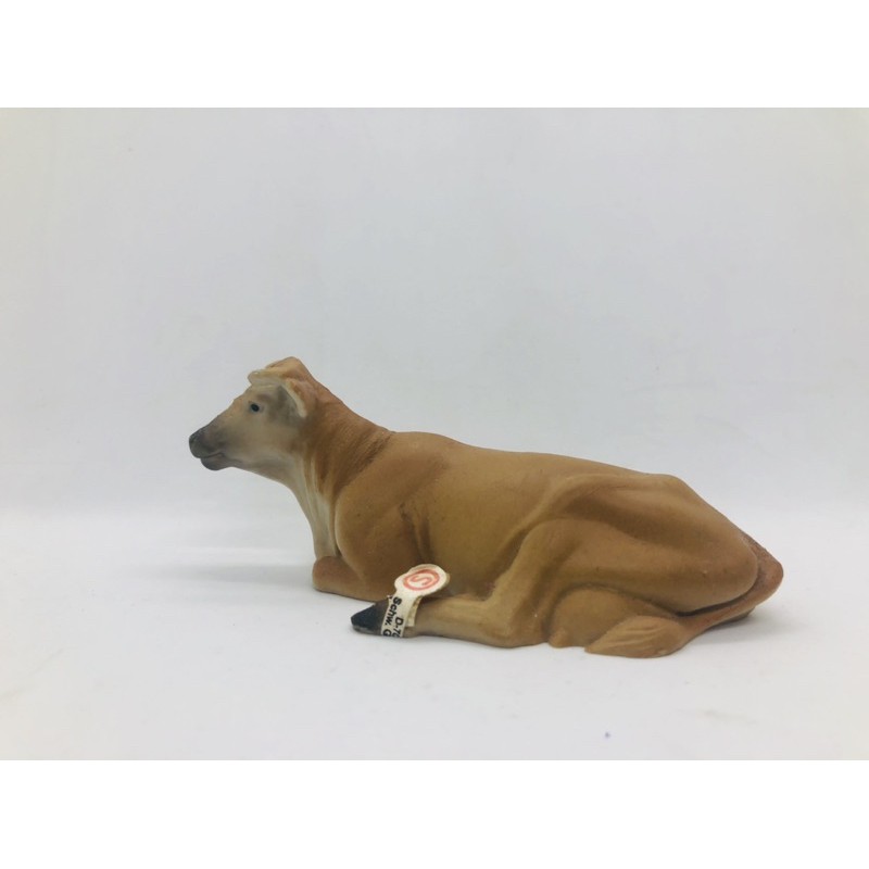Mô hình động vật , đồ chơi con vật Schleich chính hãng Bò nằm 13201 - Schleich House