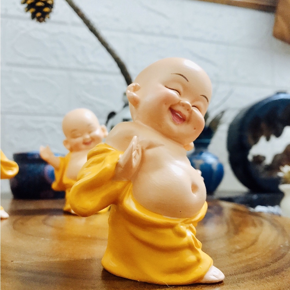 Tượng Phật Di Lặc  trang trí ô tô, nhà cửa mang lại bình yên/ Sét 3 Phật Di Lặc