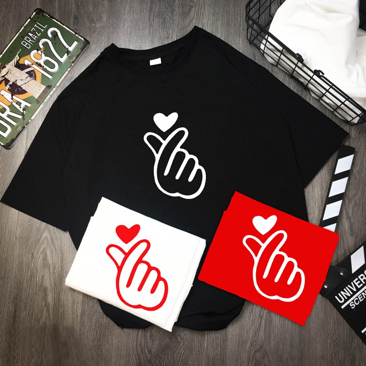 Áo Thun Đồng Phục Gia Đình In Hình Bắn Tim Local Brand DLX Áo Gia Đình Đẹp Chất Thun 35% Cotton