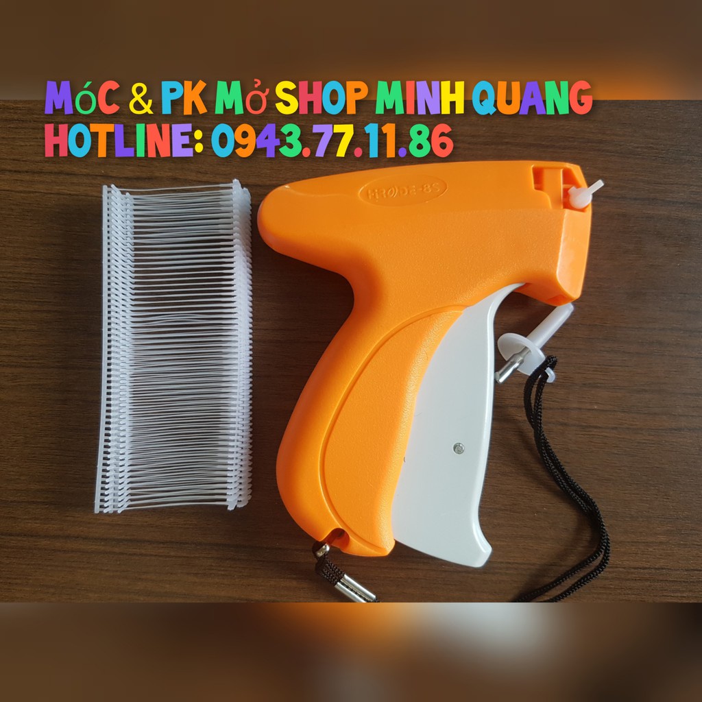Máy bấm tag,súng gắn mác quần áo,phụ kiện cho shop thời trang