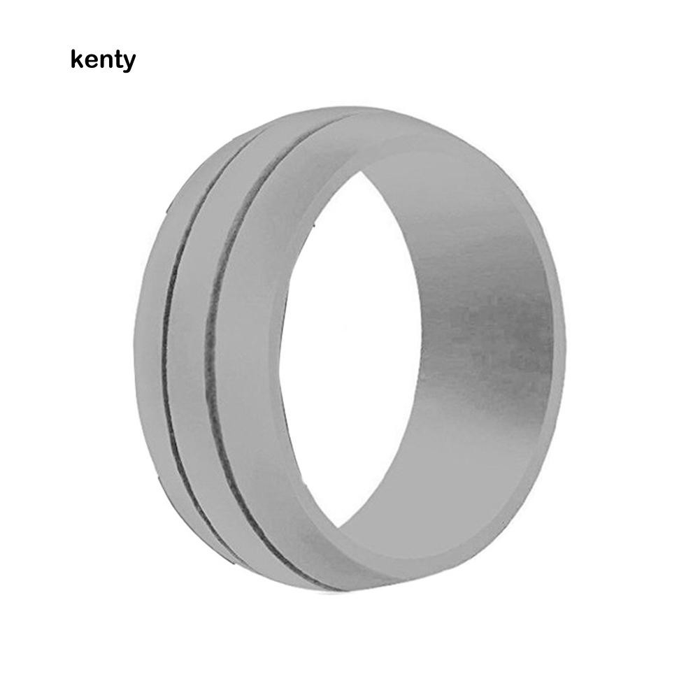 Kt★Nhẫn Silicone Dẻo Thời Trang Cho Nam Nữ