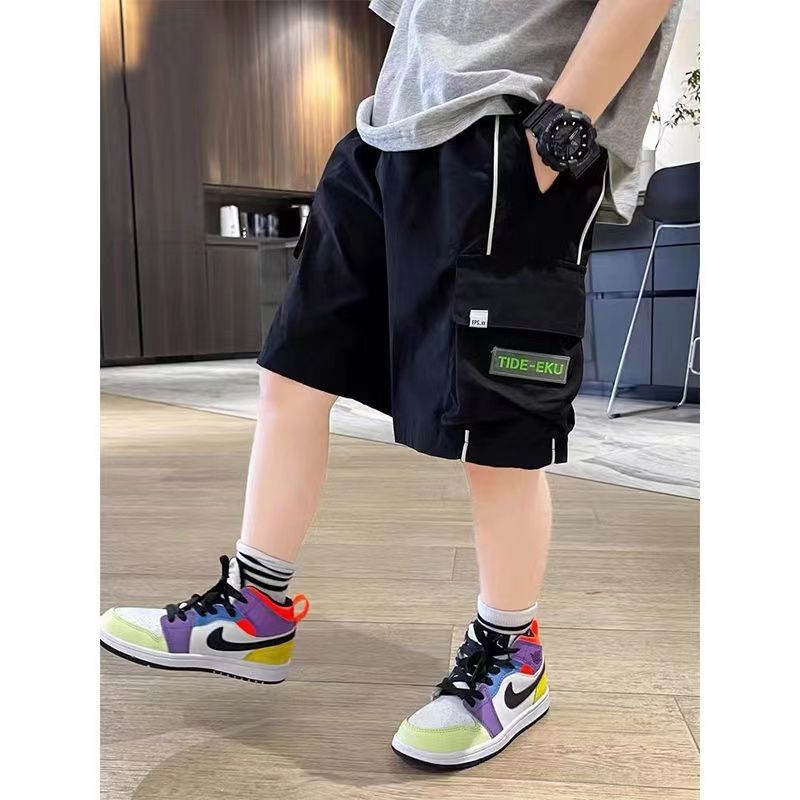 Quần Short Dáng Rộng Thiết Kế Mới Năng Động Thời Trang Mùa Hè Dành Cho Bé Trai 2022