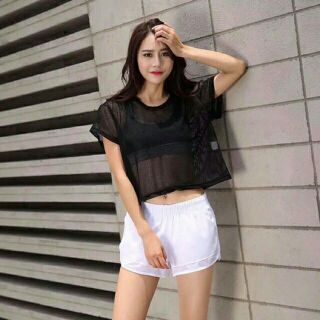 [HOT TREND] ÁO CROPTOP LƯỚI