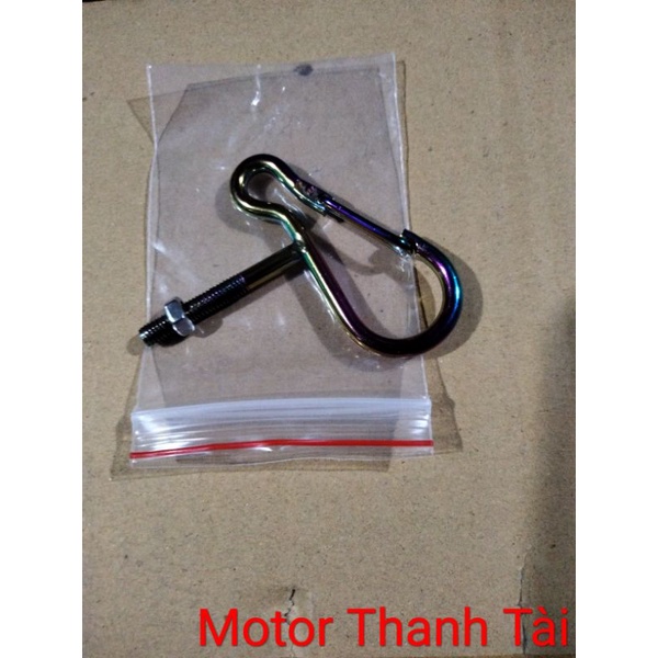 Móc treo đồ ti tan lắp xe máy