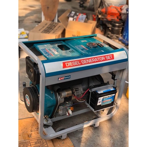 TOTAL MÁY PHÁT ĐIỆN DÙNG DẦU ĐIEZEN 5.0 KW TP450003 (Cam kết Chính Hãng 100%)