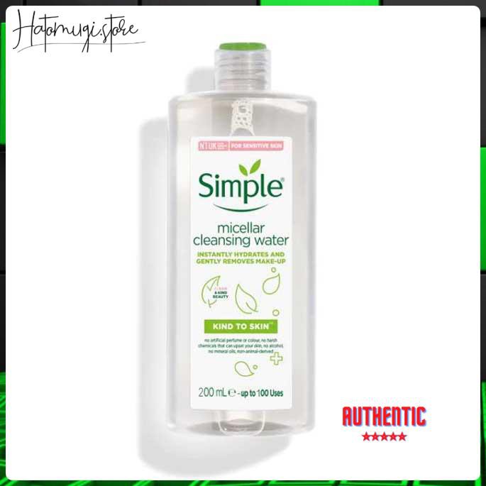 Nước Tẩy Trang Simple Micellar Cleansing Water 200ml