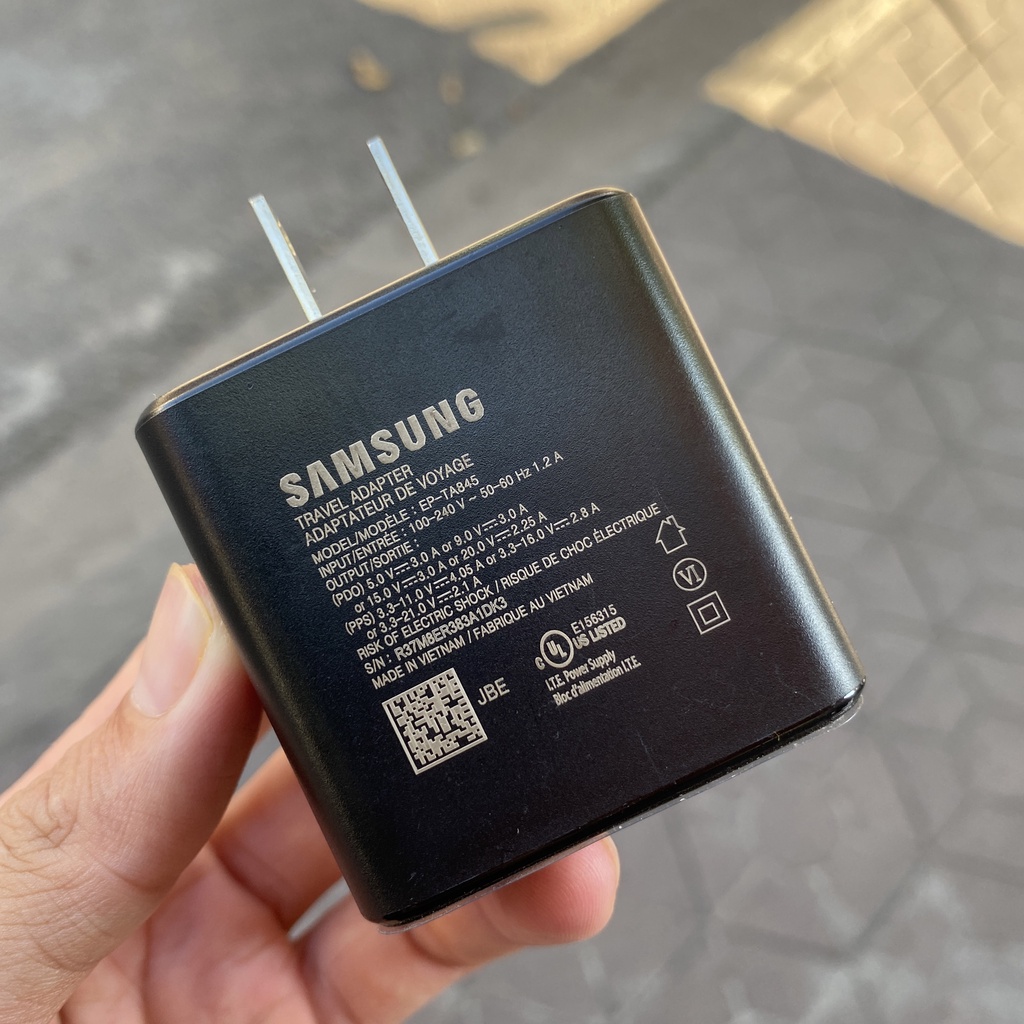 Bộ sạc samsung 45W, Cáp sạc 5A to, Sạc nhanh chuẩn PD, PSS cho điện thoại